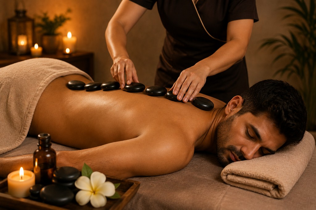 Hot Stone Massage at Zoyo Luxury Spa Gachibowli