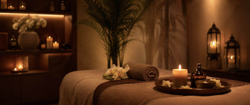 Luxury spa room at Zoyo Luxury Spa Gachibowli — premium massage and wellness